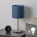 Brilagi - LED stolna svjetiljka NUBILA 1xE27/60W/230V tamnoplava