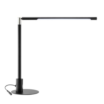 BRILAGI - LED stolna lampa s podesivom svjetlinom i USB priključcima VARIO LED/7W/230V 3000-6500K CRI 96 crna