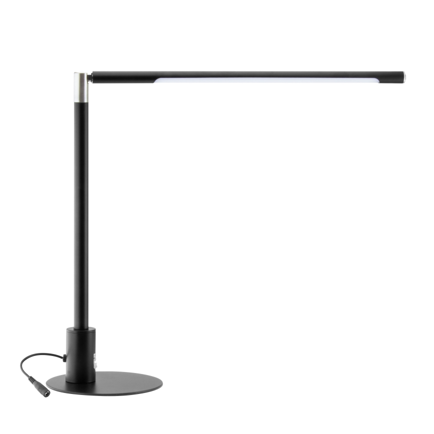 BRILAGI - LED stolna lampa s podesivom svjetlinom i USB priključcima VARIO LED/7W/230V 3000-6500K CRI 96 crna