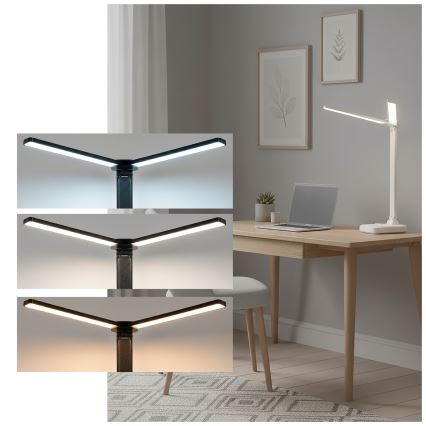 Brilagi - LED stolna svjetiljka s prigušivanjem MODO DUO LED/8W/5V 3000/4000/6500K bijela