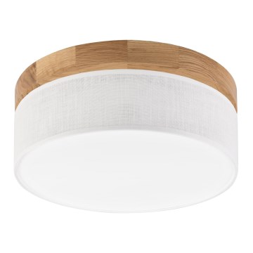 Brilagi - LED Stropna lampa BELLADONNA LED/20W/230V Ø 30 cm bijela/ hrast