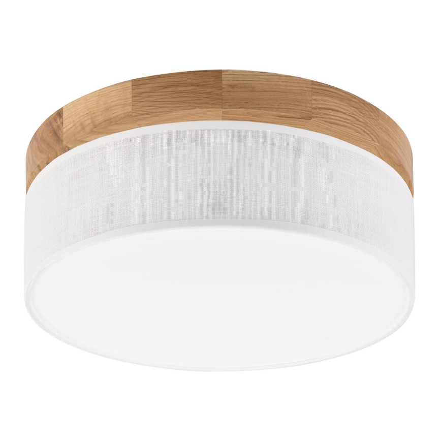 Brilagi - LED Stropna lampa BELLADONNA LED/20W/230V Ø 30 cm bijela/ hrast