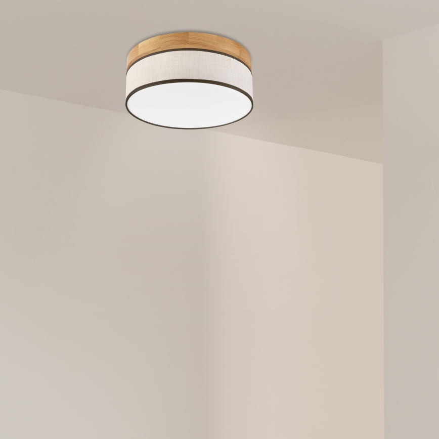 Brilagi - LED Stropna lampa BELLADONNA LED/20W/230V Ø 30 cm krem/buk