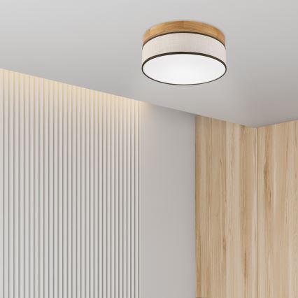 Brilagi - LED Stropna lampa BELLADONNA LED/20W/230V Ø 30 cm krem/buk