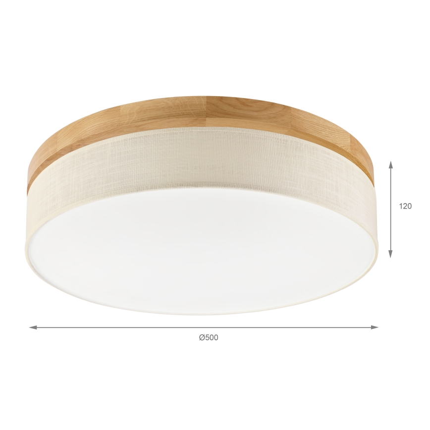 Brilagi - LED stropna lampa BELLADONNA LED/36W/230V dijametar 50 cm krem/buk