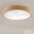 Brilagi - LED Stropna Lampa CARVALHO 4xE27/60W/230V hrast ø 57,5 cm