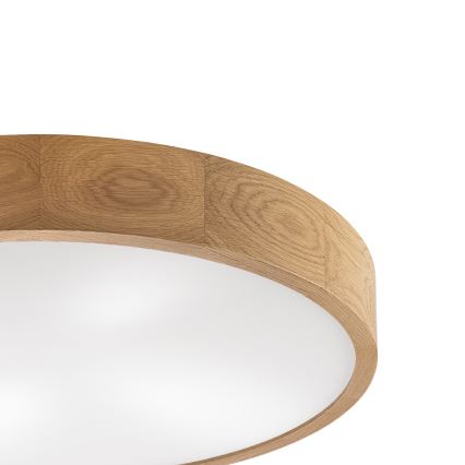 Brilagi - LED Stropna Lampa CARVALHO 4xE27/60W/230V hrast ø 57,5 cm