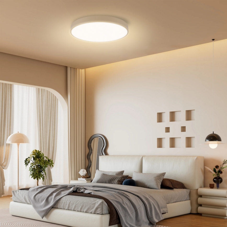 Brilagi - LED Stropna svjetla POOL SMART LED/60W/230V 3000-6000K pr. 50 cm Wi-Fi Tuya bež + daljinski upravljač