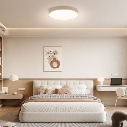 Brilagi - LED Stropna svjetla POOL SMART LED/60W/230V 3000-6000K pr. 50 cm Wi-Fi Tuya bež + daljinski upravljač