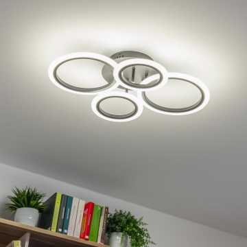 Brilagi - LED stropna lampa s prigušivanjem ORBITS LED/50W/230V 3000-6500K antracit + daljinski upravljač