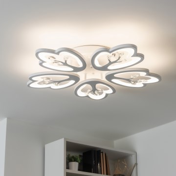 Brilagi - LED stropna lampa s prigušivanjem TWIST LED/80W/230V 3000-6500K bijela + daljinski upravljač