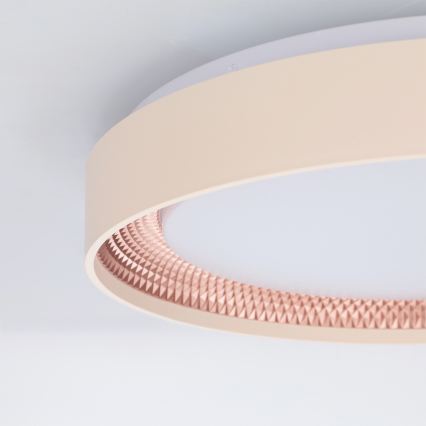 Brilagi - Prigušivo LED stropno svjetlo WALDO LED/48W/230V 3000-6500K Ø 40 cm bež/zlatno + daljinski upravljač