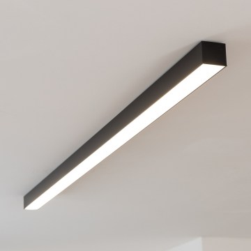 Brilagi - LED stropna nadgradna svjetiljka FULLDAY LED/30/40/50W/230V 2700/4000/6000K 150 cm crna