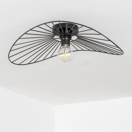 Brilagi - LED stropna prislonjena svjetiljka CERIA WIRE 1xE27/40W/230V 40x56 cm crna