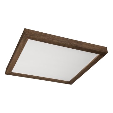 Brilagi - LED Stropna rasvjeta WOODY FRAME LED/40W/230V 60x60 cm IP44 orah