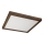 Brilagi - LED Stropna rasvjeta WOODY FRAME LED/40W/230V 60x60 cm IP44 orah