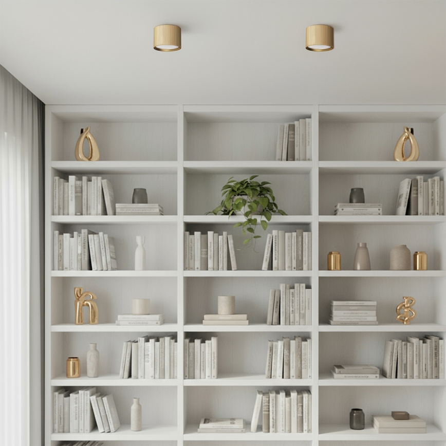 Brilagi - LED Stropna reflektorska svjetiljka STRIPY 1xGX53/15W/230V zlatna