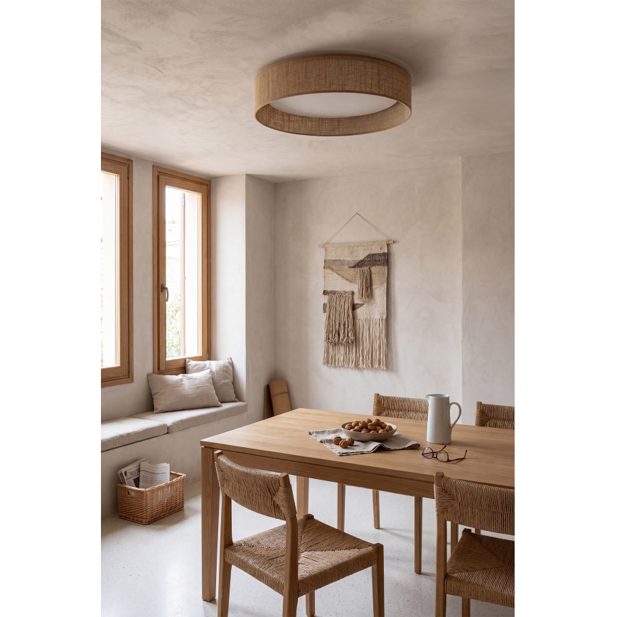 Brilagi - LED prigušivo stropno svjetlo VELVET SMARTIX STARS LED/36W/230V 3000-6000K pr. 55 cm bež Wi-Fi Tuya Beacon + daljinski upravljač