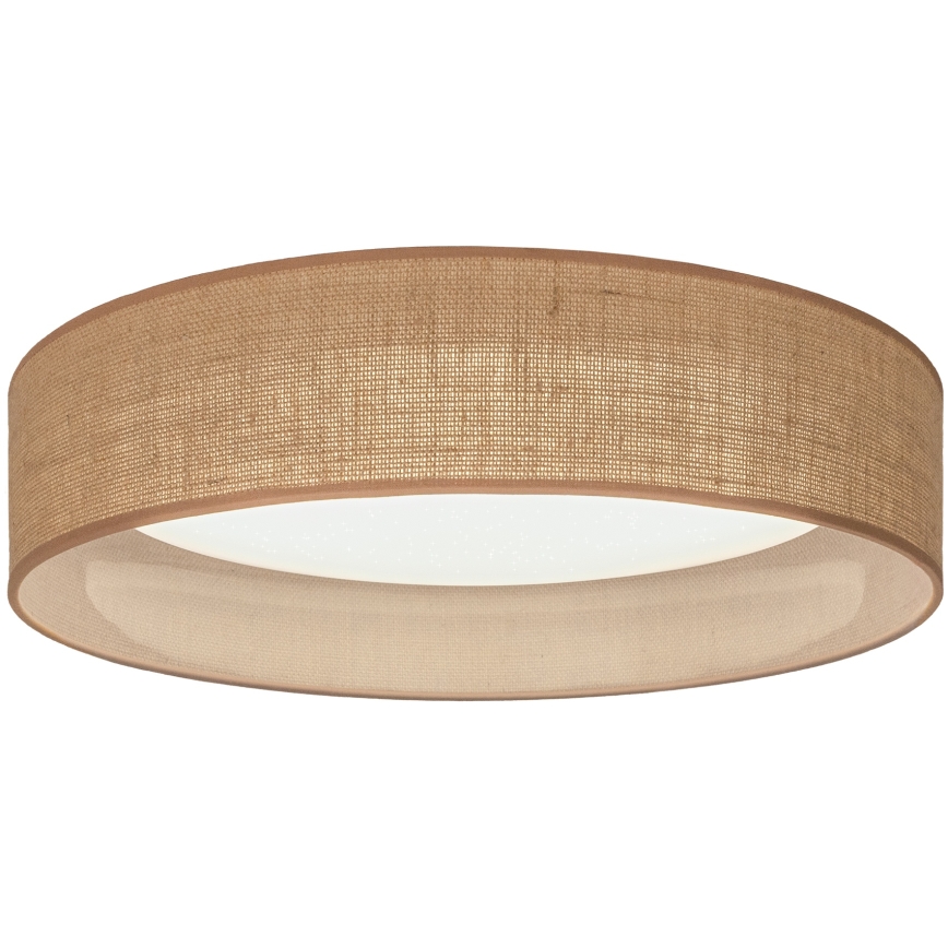 Brilagi - LED prigušivo stropno svjetlo VELVET SMARTIX STARS LED/36W/230V 3000-6000K pr. 55 cm bež Wi-Fi Tuya Beacon + daljinski upravljač