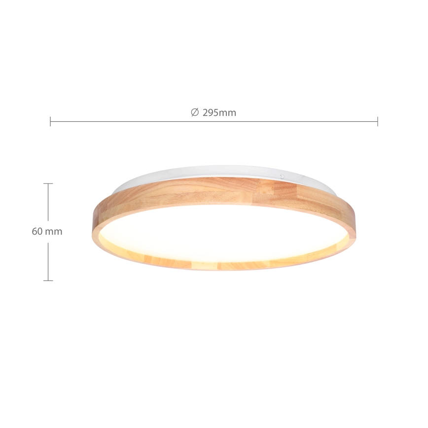 Brilagi - LED Stropna svjetiljka ALSON LED/24W/230V hrast