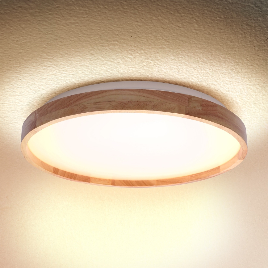 Brilagi - LED stropna svjetiljka ALSON LED/24W/230V Ø 29,5 cm hrast