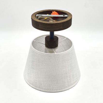 Brilagi - LED Stropna svjetiljka ANTHONY 1xE14/60W/230V hrast orah/bijela