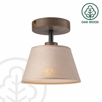 Brilagi - LED Stropna svjetiljka ANTHONY 1xE14/60W/230V hrast orah/bež