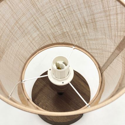 Brilagi - LED Stropna svjetiljka ANTHONY 1xE14/60W/230V hrast orah/bež
