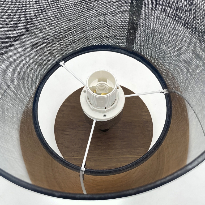 Brilagi - LED Stropna svjetiljka ANTHONY 1xE14/60W/230V hrast orah/crna