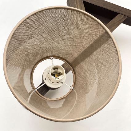 Brilagi - LED Stropna svjetiljka ANTHONY 3xE14/40W/230V hrast orah/bež