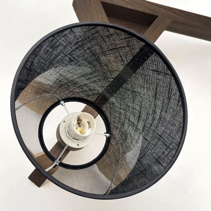 Brilagi - LED Stropna svjetiljka ANTHONY 3xE14/40W/230V hrast orah/crna