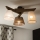 Brilagi - LED Stropna svjetiljka ANTHONY 3xE14/40W/230V hrast orah