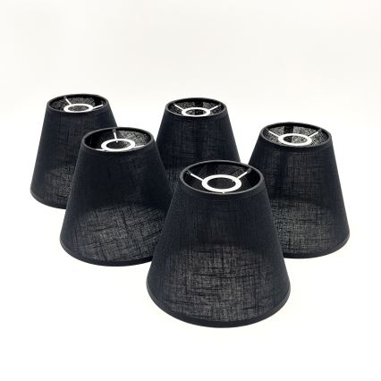 Brilagi - LED Stropna svjetiljka ANTHONY 5xE14/40W/230V hrast orah/crna