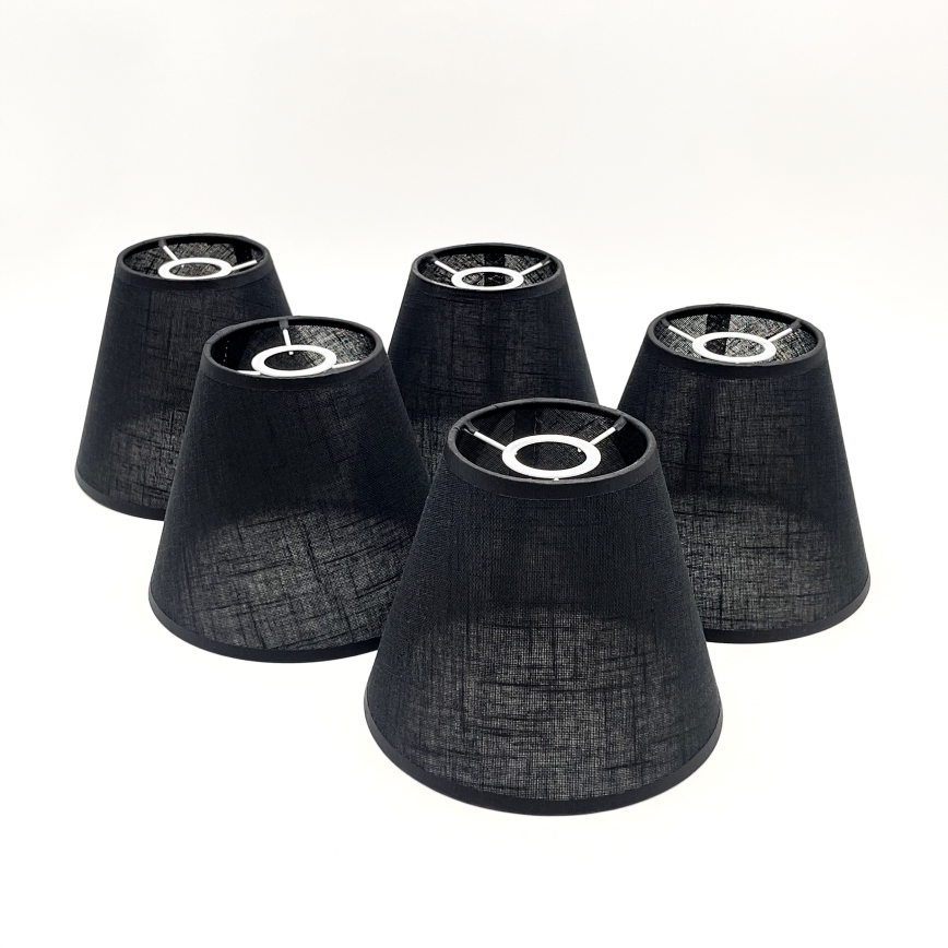 Brilagi - LED Stropna svjetiljka ANTHONY 5xE14/40W/230V hrast orah/crna