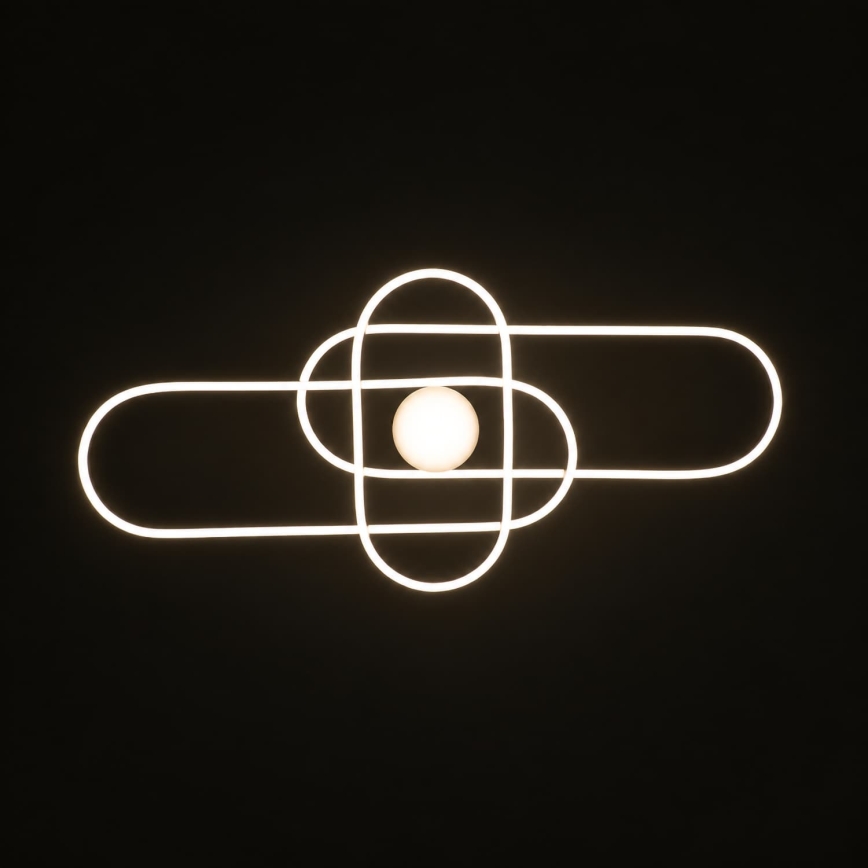 BRILAGI - LED prigušivo stropno svjetlo APOLLO LED/58W/230V 3000-6500K 43,2x101,2 cm matni krom + daljinski upravljač