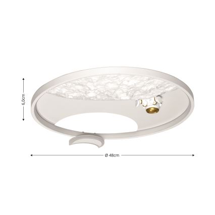 Brilagi - LED stropna svjetiljka s prigušivanjem ASTRO LED/20W/230V 3000-6000K + daljinski upravljač