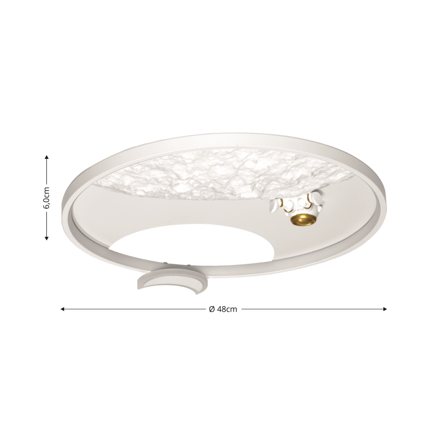 Brilagi - LED stropna svjetiljka s prigušivanjem ASTRO LED/20W/230V 3000-6000K + daljinski upravljač