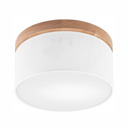 Brilagi - LED Stropna svjetiljka BELLADONNA 1xE27/15W/230V pr. 30 cm bijela/hrast