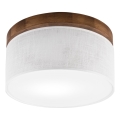 Brilagi - LED Stropna svjetiljka BELLADONNA 1xE27/15W/230V pr. 30 cm bijela/hrast trešnja