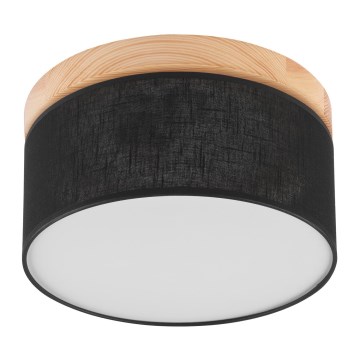 Brilagi - LED Stropna svjetiljka BELLADONNA 1xE27/15W/230V pr. 30 cm crna/bor