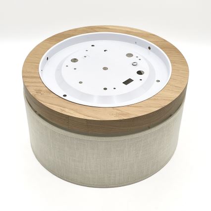 Brilagi - LED Stropna svjetiljka BELLADONNA 1xE27/15W/230V promjer 30 cm krem/hrast