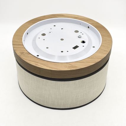 Brilagi - LED Stropna svjetiljka BELLADONNA 1xE27/15W/230V promjer 30 cm krem/hrast