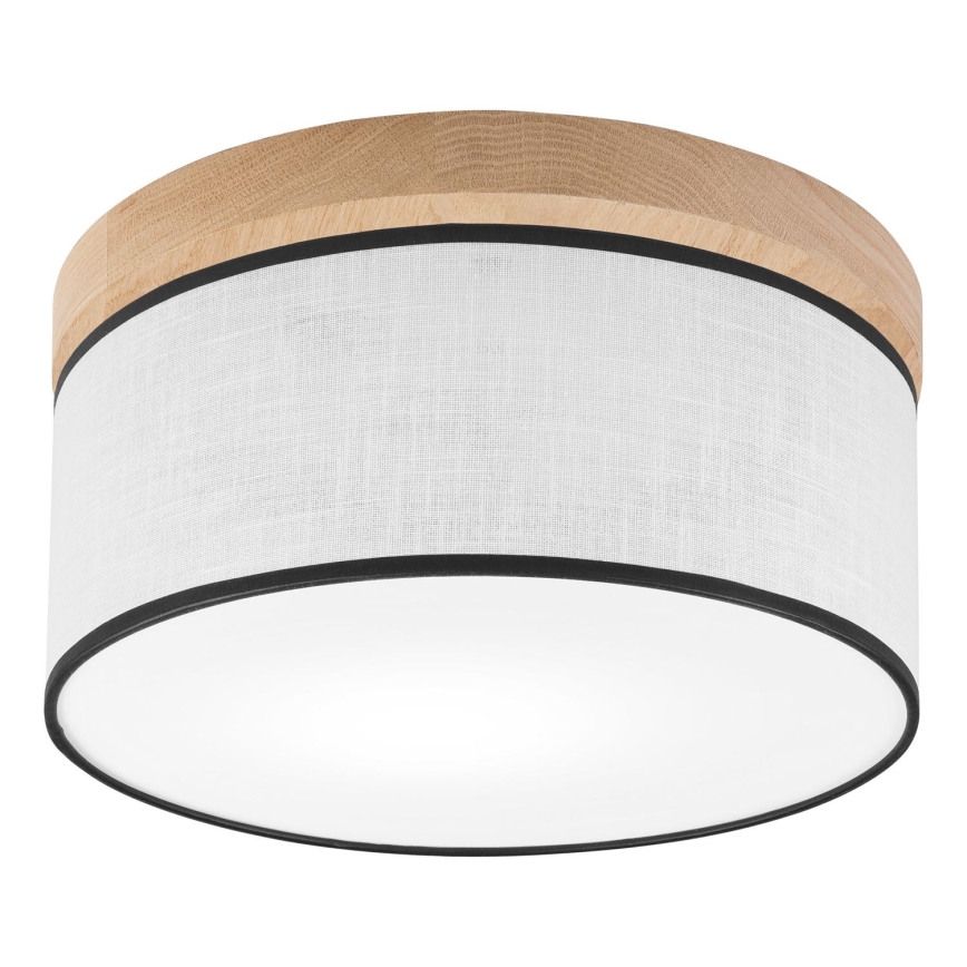 Brilagi - LED Stropna svjetiljka BELLADONNA 1xE27/15W/230V promjer 30 cm bijela/hrast