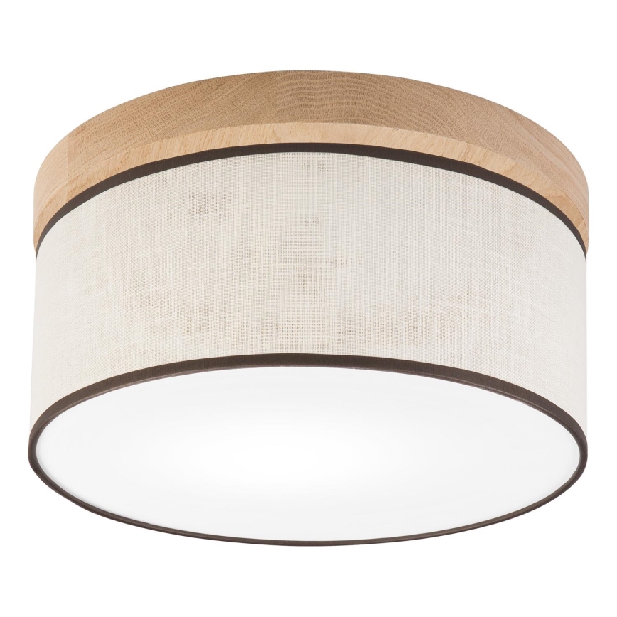 Brilagi - LED Stropna svjetiljka BELLADONNA 1xE27/15W/230V promjer 30 cm krem/hrast