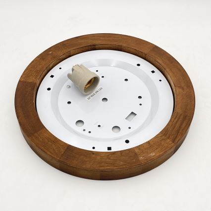 Brilagi - LED Stropna svjetiljka BELLADONNA 1xE27/15W/230V promjer 30 cm bijela/hrast trešnja