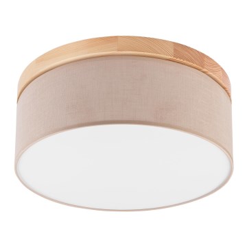 Brilagi - LED Stropna svjetiljka BELLADONNA 2xE27/15W/230V pr. 40 cm bež/bor