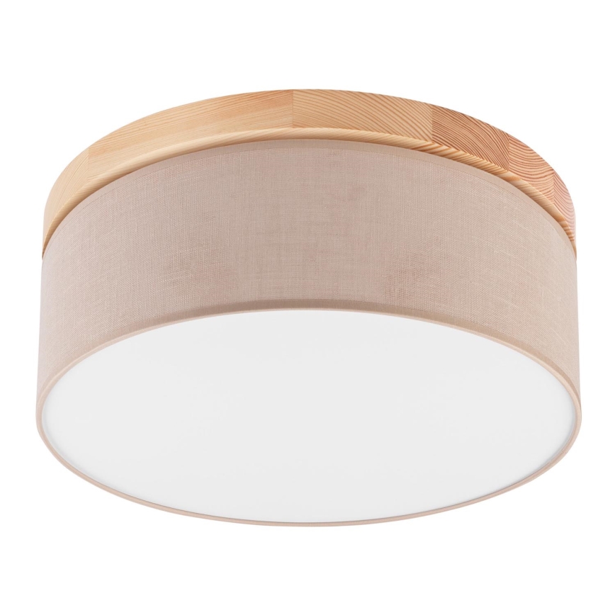 Brilagi - LED Stropna svjetiljka BELLADONNA 2xE27/15W/230V pr. 40 cm bež/bor