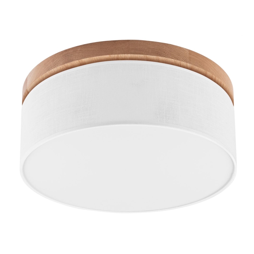 Brilagi - LED Stropna svjetiljka BELLADONNA 2xE27/15W/230V pr. 40 cm bijela/hrast