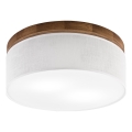 Brilagi - LED Stropna svjetiljka BELLADONNA 2xE27/15W/230V pr. 40 cm bijela/hrast trešnja