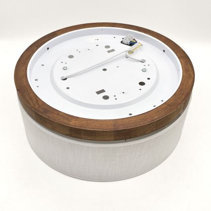 Brilagi - LED Stropna svjetiljka BELLADONNA 2xE27/15W/230V promjer 40 cm bijela/hrast trešnja